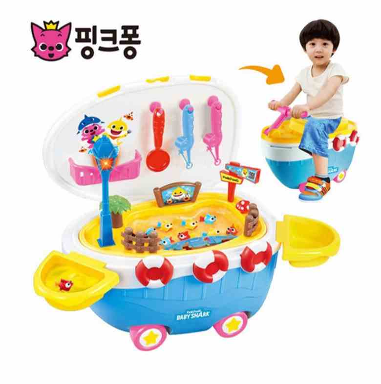 핑크퐁 상어가족 낚시놀이