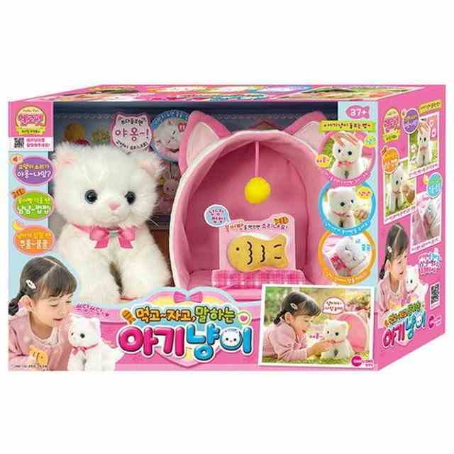 헬로펫 먹고 자고 말하는 아기냥이